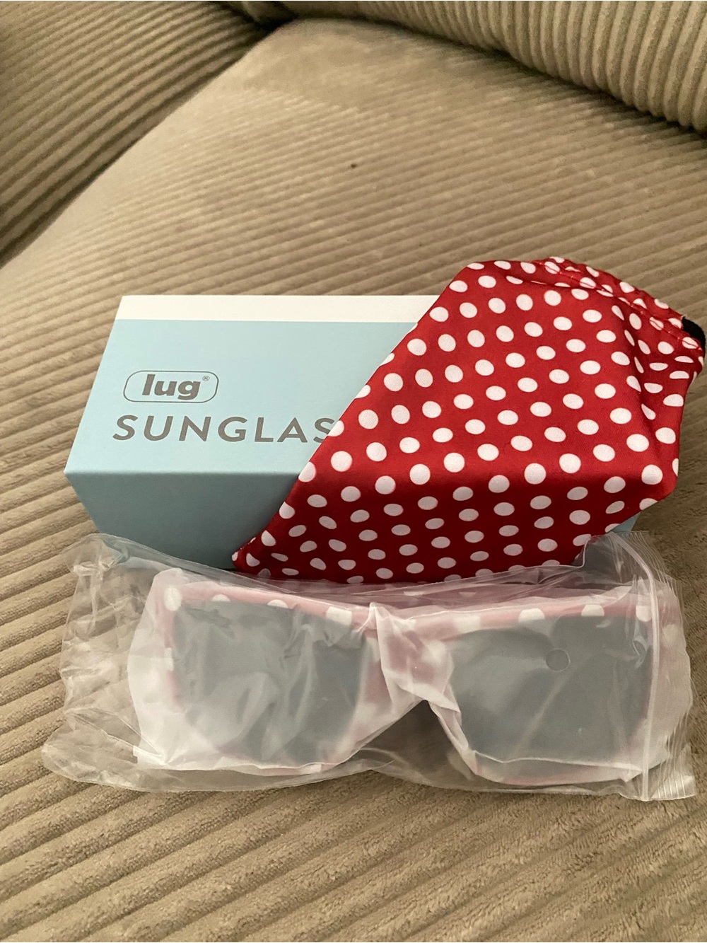 Lug Coupe Crimson sunglasses NIB